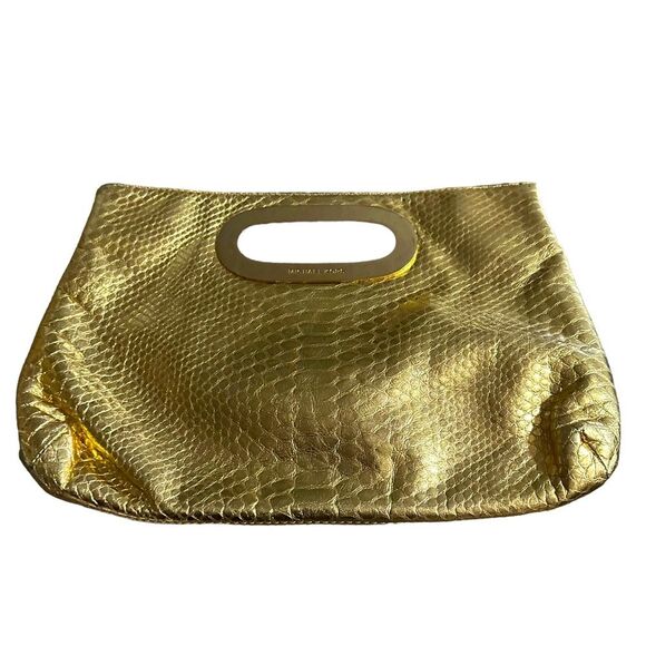Michael by Michael Kors Leather Metallic
Python Embossed Clutch - Picture 3 of 6